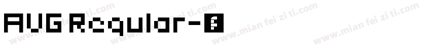 AVG Regular字体转换